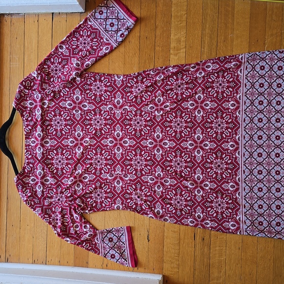 WISP Anaisey Jersey Dress, 3/4 Quarter Sleeves, Women's Size 14 - Picture 2 of 13